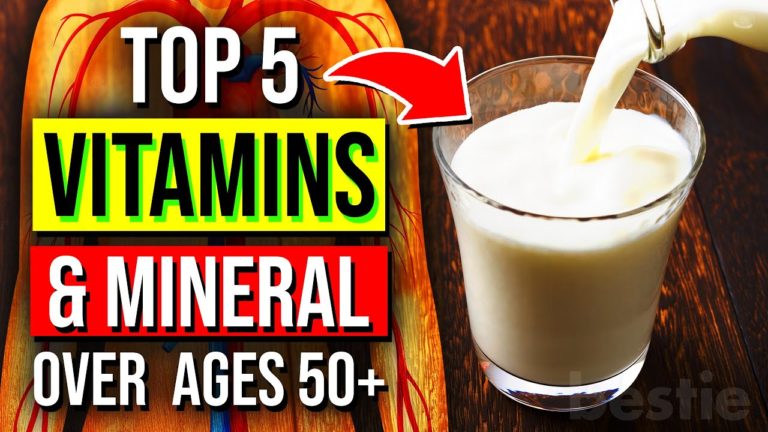 TOP 5 Vitamins & Minerals For Both Men & Women Over Age 50+!