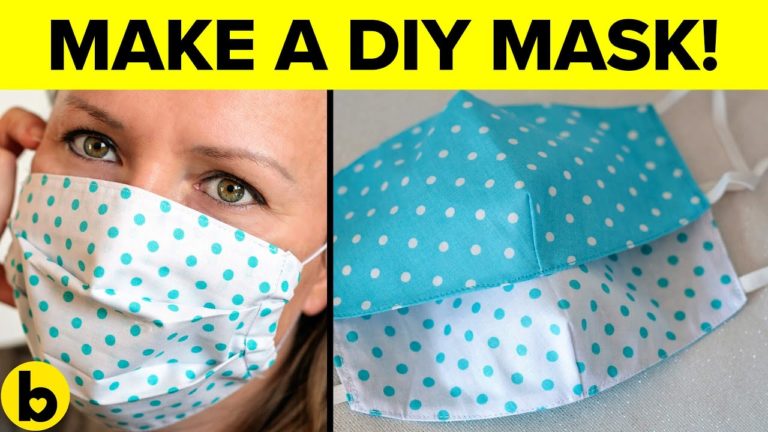 Make A DIY Mask To Protect Yourself From Covid 19