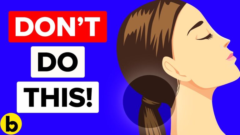 Why You Should Never Sleep In A PonyTail