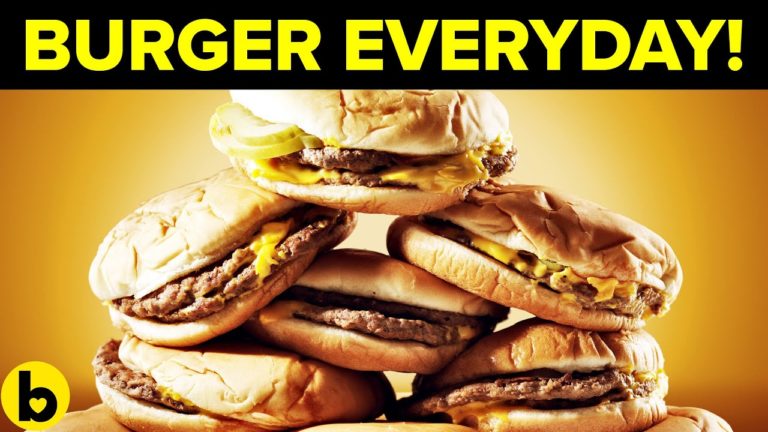 Eating A Burger Every Day Will Do This To Your Body